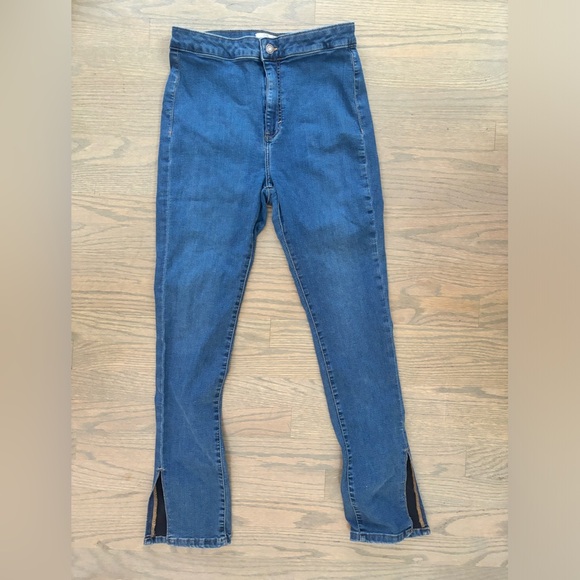 Free People We The Free Riley Slit Skinny Jeans Women’s size 31 - Picture 1 of 5